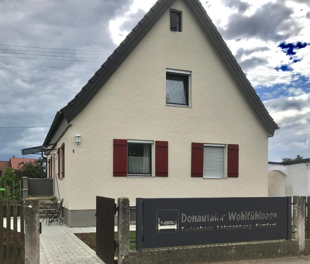 Ferienhaus Bei Lauingen, Mit Sauna Und Gartenlounge Veitriedhausen Exterior photo